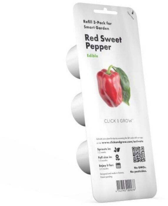 Click & Grow áfylling - Rauð paprika