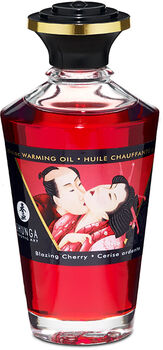 Shunga Aphrodisiac Blazing Cherry líkamsolía - 100 ml