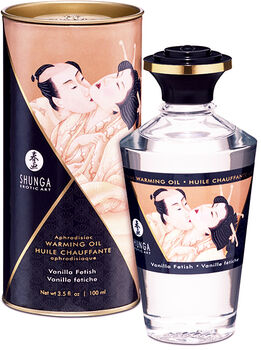 Shunga Aphrodisiac Vanilla Fetish líkamsolía - 100 ml