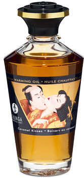Shunga Aphrodisiac Caramel Kisses líkamsolía - 100 ml