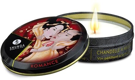 Shunga nuddkerti - Sparkling Strawberry Wine