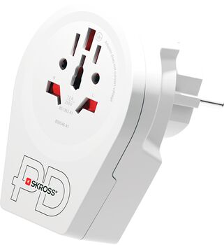 Skross World to Europe USB AC20PD breytikló - Hvít
