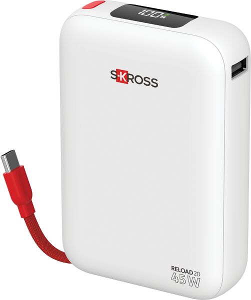 Skross Reload 20 ferðahleðsla 20.000 mAh - Hvít