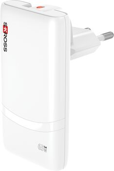 Skross Klip Slim 65 W ferðahleðslukló - Hvít