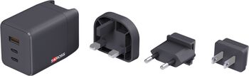 Skross Klip Pro 100 W ferðahleðslutæki - Svart