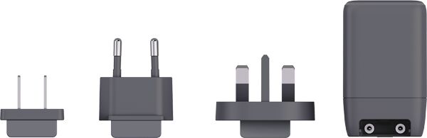 Skross Klip Pro 100 W ferðahleðslutæki - Svart