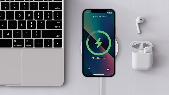 Product image not available for Skross þráðlaust Magsafe hleðslutæki - Hvítt