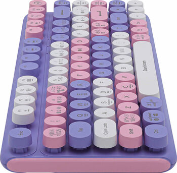 Sandstrøm Mini þráðlaust lyklaborð SKKBPP25 - Fjólublátt