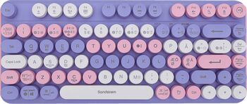 Sandstrøm Mini þráðlaust lyklaborð SKKBPP25 - Fjólublátt