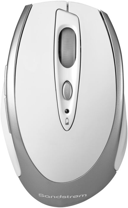 Sandstrøm þráðlaus mús - Hvít