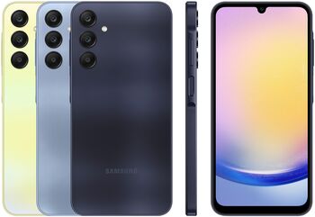 Samsung Galaxy A25 5G 128GB snjallsími - Svartur/Blár