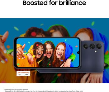 Samsung Galaxy A25 5G 128GB snjallsími - Svartur/Blár