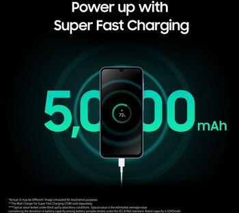 Samsung Galaxy A25 5G 128GB snjallsími - Svartur/Blár