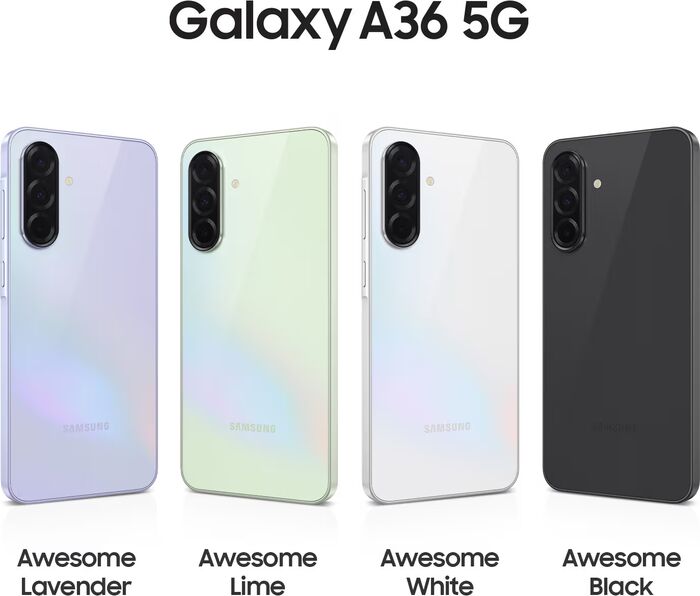 Samsung Galaxy A36 5G 128GB snjallsími - Svartur