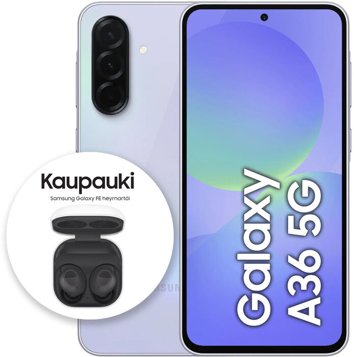 Samsung Galaxy A36 5G 256GB snjallsími - Fjólublár