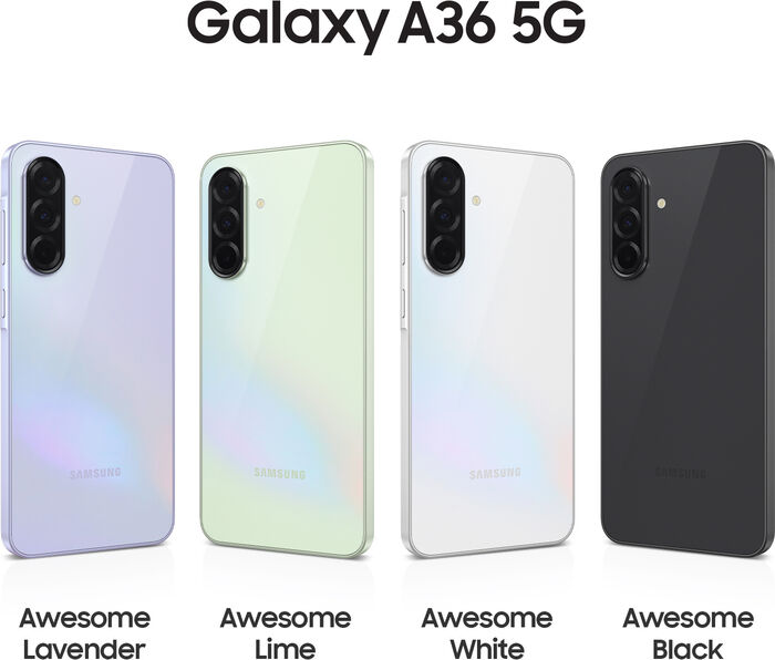 Samsung Galaxy A36 5G 256GB snjallsími - Hvítur