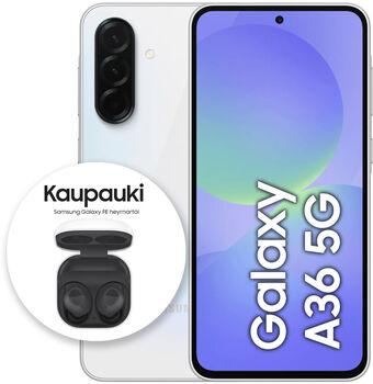 Samsung Galaxy A36 5G 256GB snjallsími - Hvítur