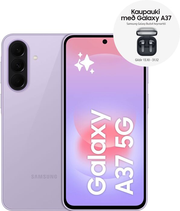 Samsung Galaxy A37 5G - Ljósfjólublár