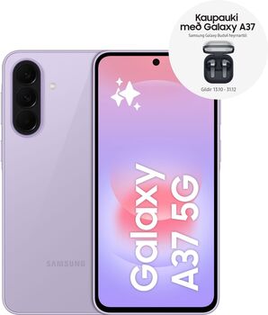 Samsung Galaxy A37 5G 256GB snjallsími - Ljósfjólublár