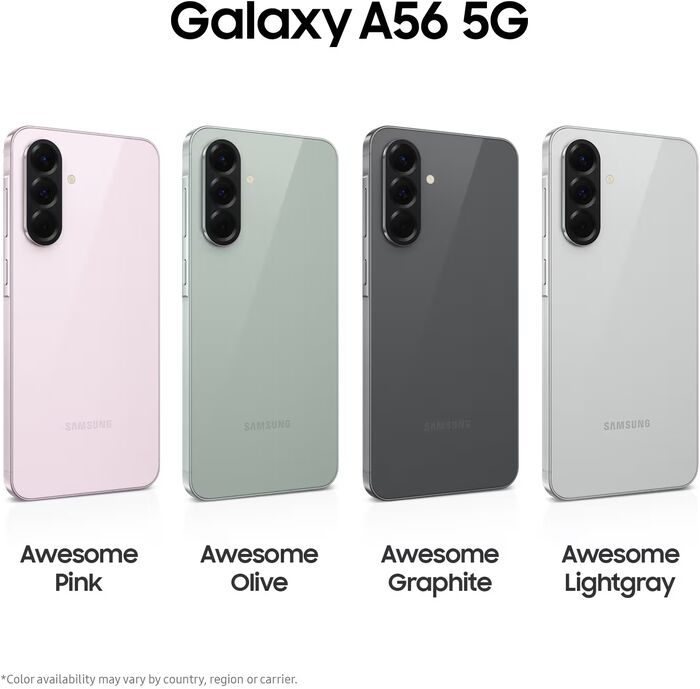 Samsung Galaxy A56 5G 128GB snjallsími - Ljósgrár