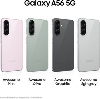 Samsung Galaxy A56 5G 128GB snjallsími - Bleikur