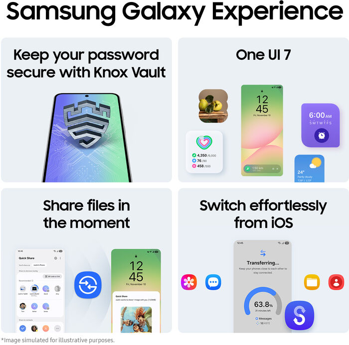 Samsung Galaxy A56 5G 128GB Enterprise Edition - Dökkgrár