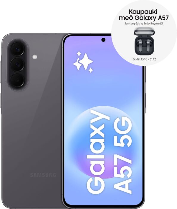 Samsung Galaxy A57 5G - Dökkgrár