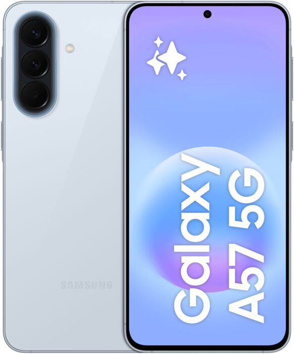 Samsung Galaxy A57 5G 256GB snjallsími - Ljósblár