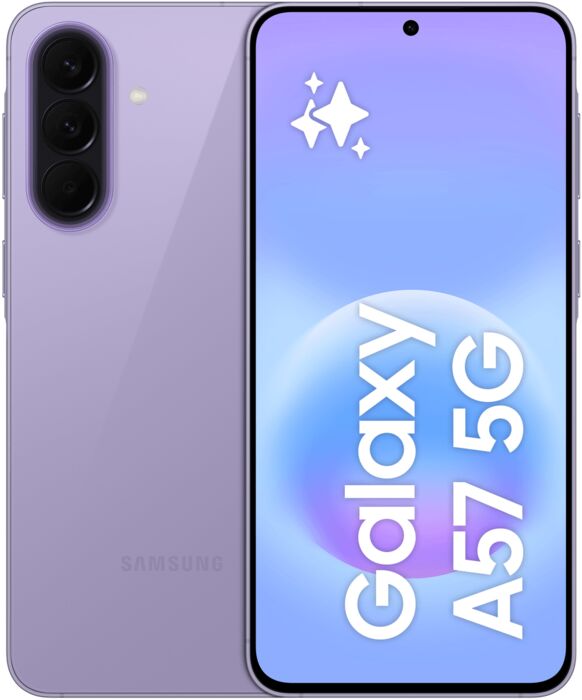 Samsung Galaxy A57 5G 256GB snjallsími - Fjólublár