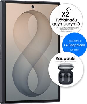Samsung Galaxy Z Fold8 512GB - Svartur