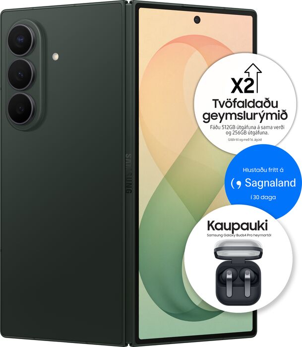 Samsung Galaxy Z Fold8 Ultra 512GB - Dökkgrænn
