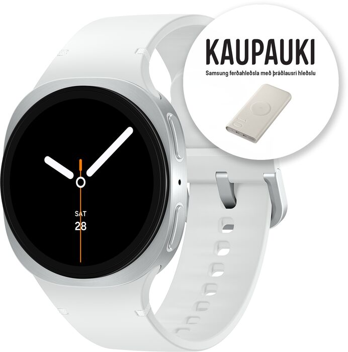 Samsung Galaxy Watch8 Small BT - Silfur