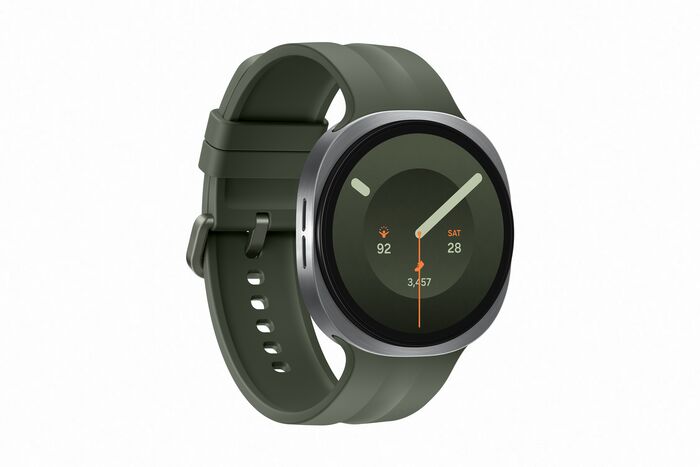 Samsung Galaxy Watch9 44mm eSim - Silfur/Grænt