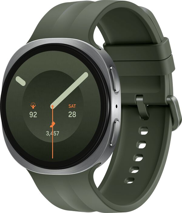Samsung Galaxy Watch9 44mm eSim - Silfur/Grænt