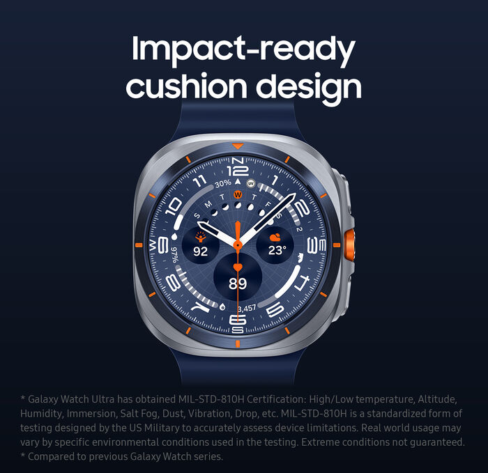 Samsung Galaxy Watch Ultra (2025) 47mm LTE snjallúr - Títaníum blár