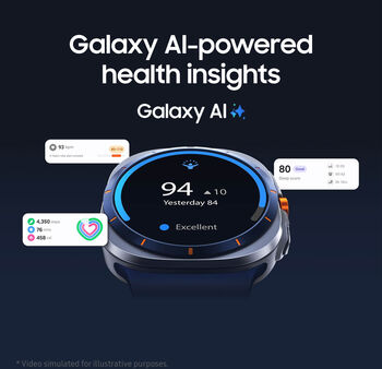 Samsung Galaxy Watch Ultra (2025) 47mm LTE snjallúr - Títaníum grár