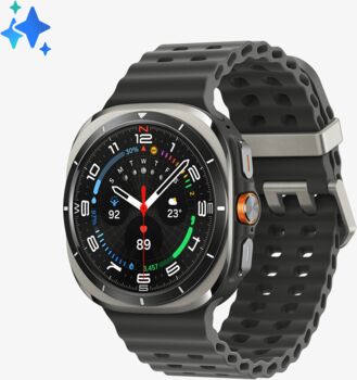 Samsung Galaxy Watch Ultra (2025) 47mm LTE snjallúr - Títaníum silfur