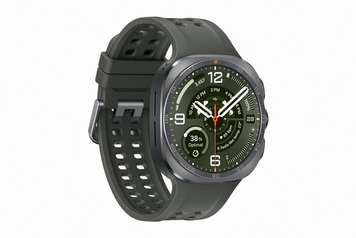 Samsung Galaxy Watch Ultra2 47mm - Títaníum silfur/Grænt