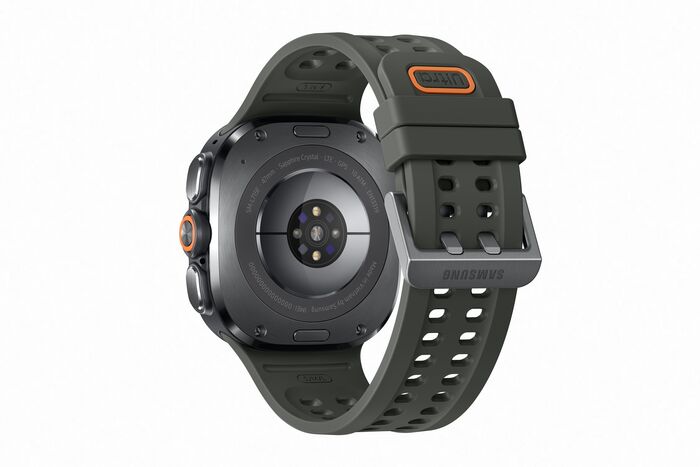 Samsung Galaxy Watch Ultra2 47mm - Títaníum silfur/Grænt