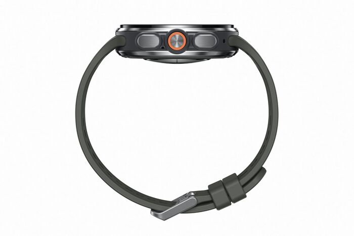 Samsung Galaxy Watch Ultra2 47mm - Títaníum silfur/Grænt