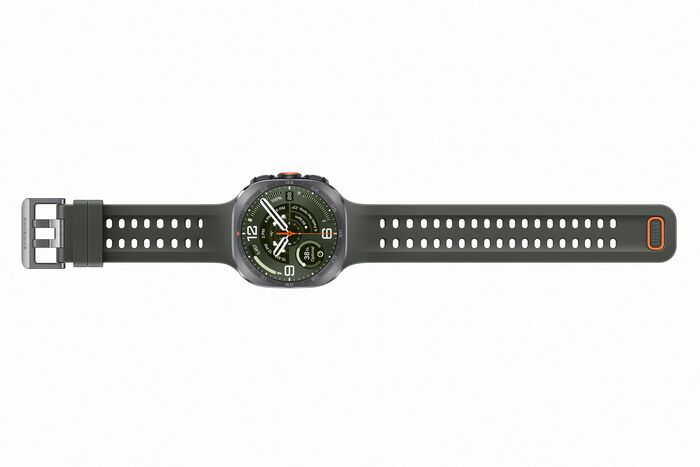Samsung Galaxy Watch Ultra2 47mm - Títaníum silfur/Grænt
