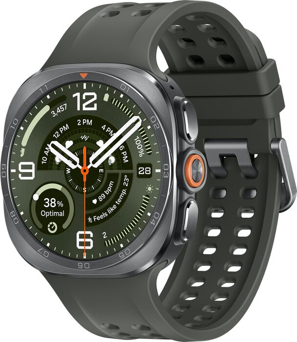 Samsung Galaxy Watch Ultra2 47mm - Títaníum silfur/Grænt
