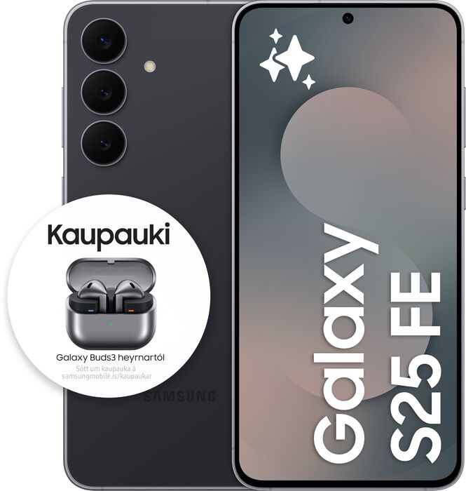 Samsung Galaxy S25 FE 128GB snjallsími - Svartur