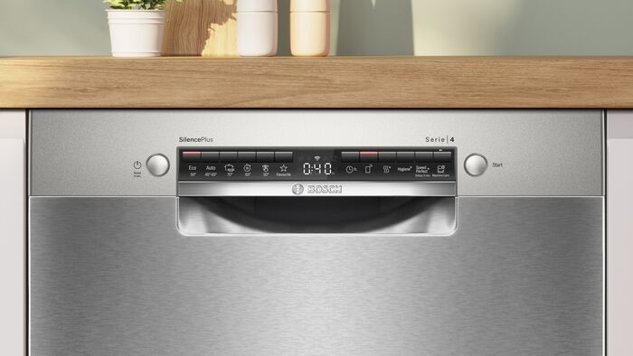 Bosch Series 4 uppþvottavél SMU4HKI72S - Stál