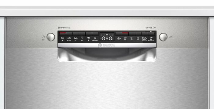 Bosch uppþvottavél Series 4 SMU4HVI72S - Stál