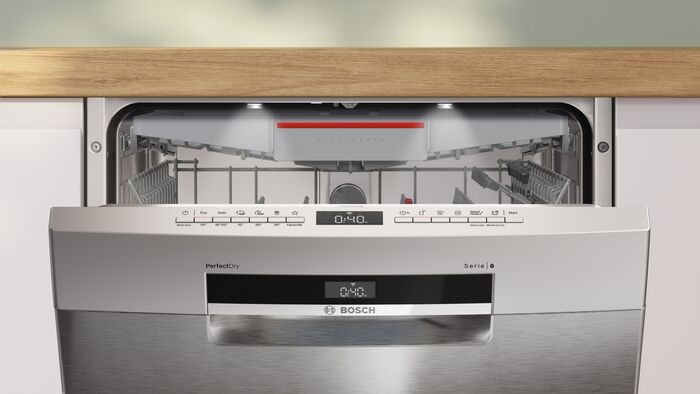 Bosch uppþvottavél Series 6 SMU6ZCI71S - Stál