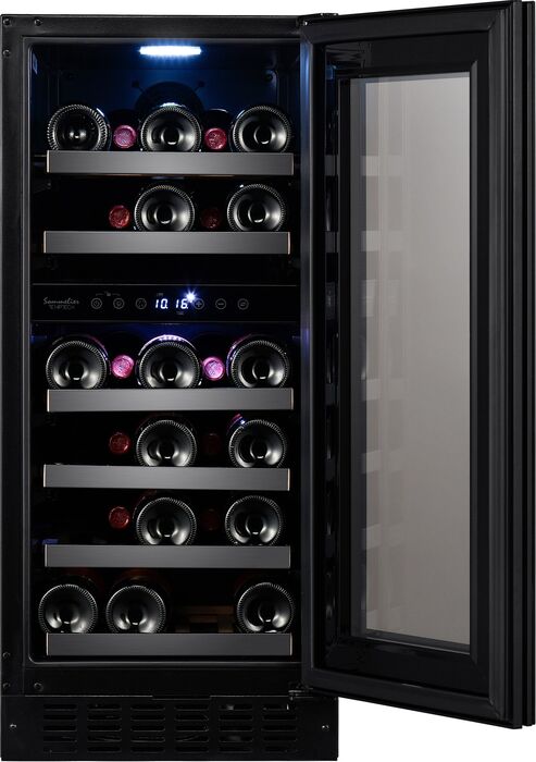 Temptech vínkælir SOMQ38DRB24 - Svartur