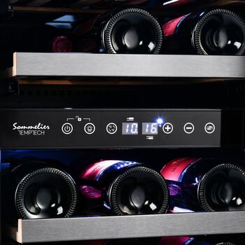 Temptech vínkælir SOMQ38DRB24 - Svartur