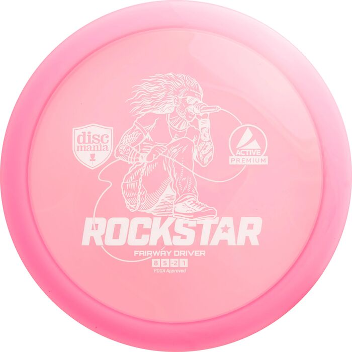 Discmania Active Premium Rockstar folf diskur - Bleikur