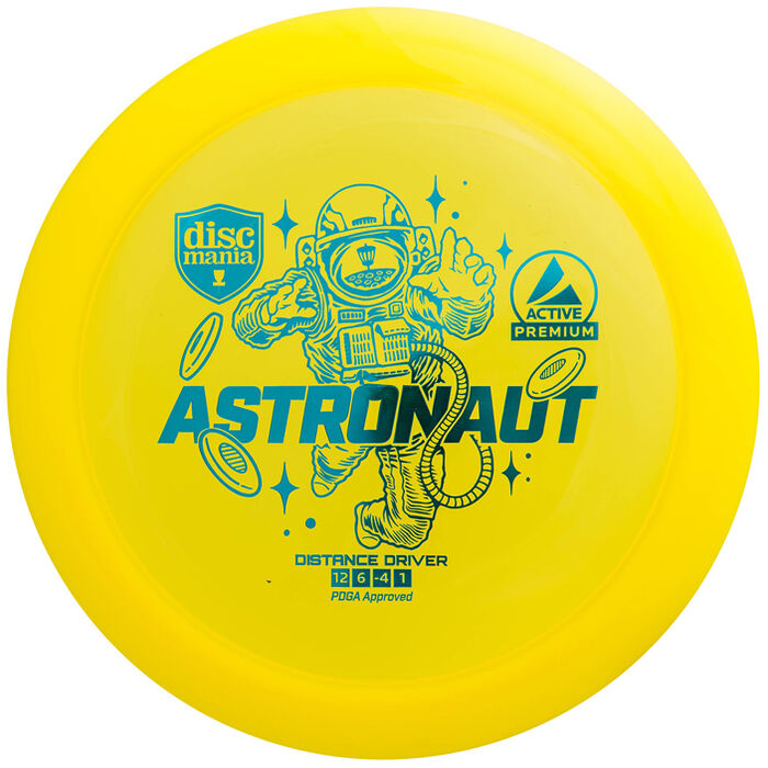 Discmania Active Premium Astronaut folf diskur - Gulur